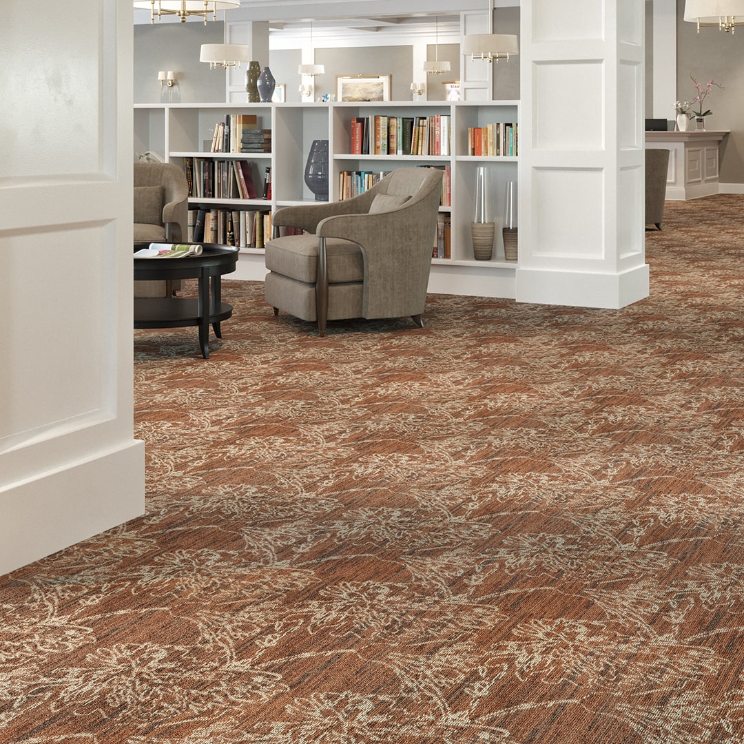 BLOG Poetica Mannington Commercial Carpet Tiles Broadloom Commercial Flooring Senior Living Retirement Home Colorful