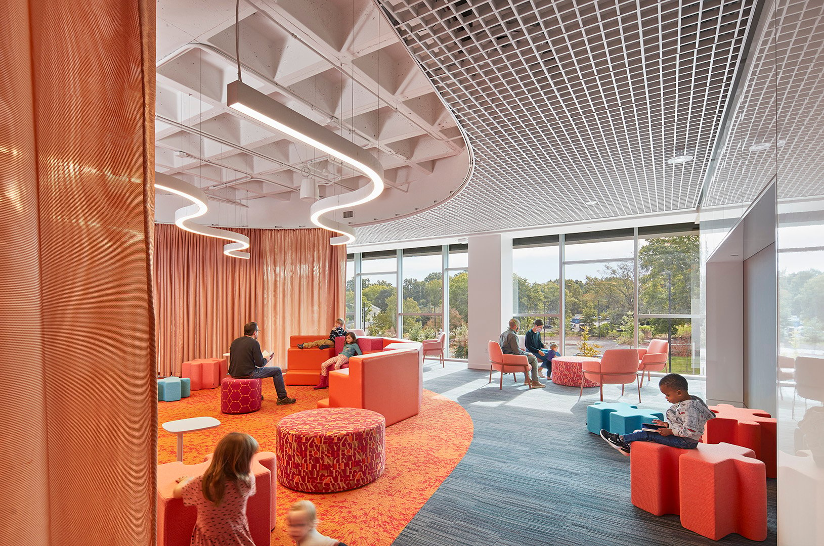 Interior Architects Use Flooring to Create an Inspiring Library