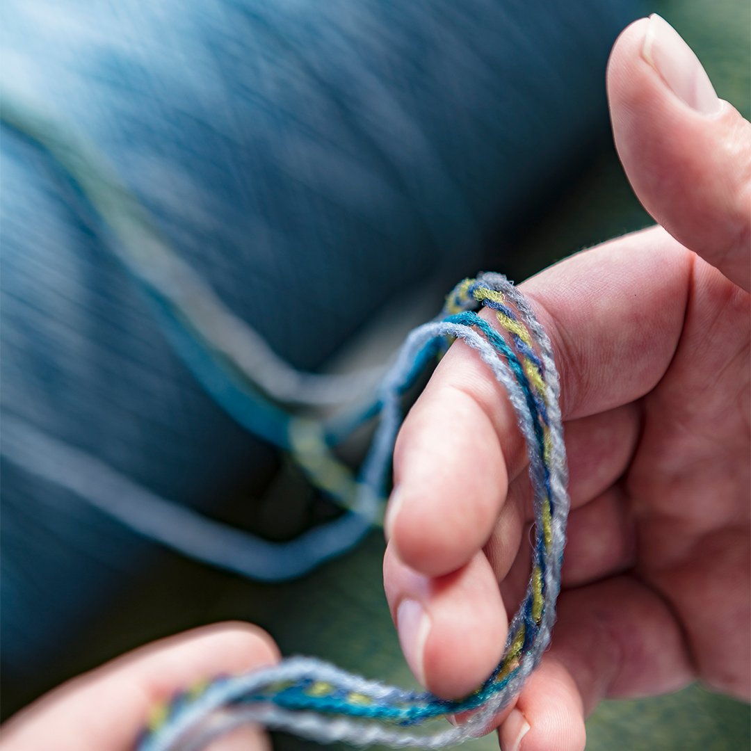 Econyl Yarn With Hand