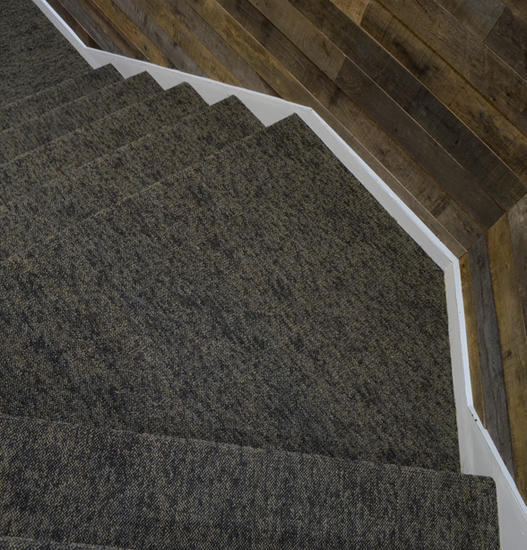 mannington stairway systems grey carpet on stairs 