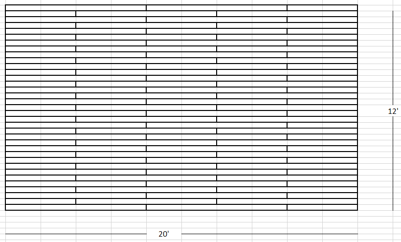 Diagram for floor seams Sheet vs LVT